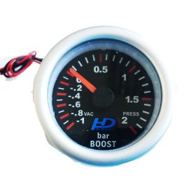 Turbónyomás mérőóra Fekete számlap LED7707BK 