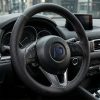 8027 Fűzős bőrhatású kormányvédő