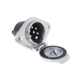   Alumínium utánfutó/vonóhorog csatlakozó aljzat 24V AE-CM86505