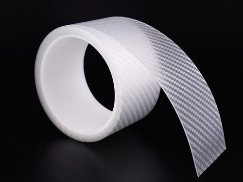 Biztonsági / díszszalag 50 mm x 3 m,White CARBON szerkezettel,  86807