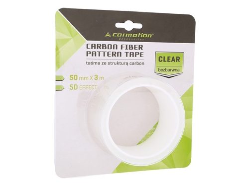Biztonsági / díszszalag 50 mm x 3 m,White CARBON szerkezettel,  86807