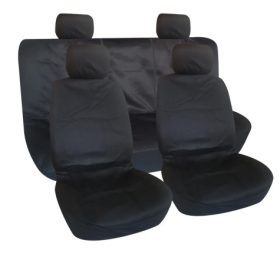 UL-AI-929Bk fekete, osztható  üléshuzat szett 