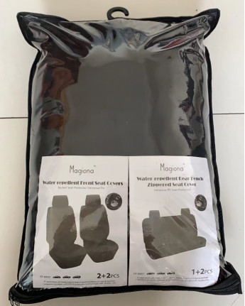 UL-AI-929Bk fekete, osztható  üléshuzat szett 