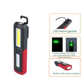   Nagy teljesítményű hordozható COB LED-es munkalámpa 1200mah LA626