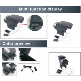 Könyöklő 4 USB+4 LED Világítás KNY-AC487 