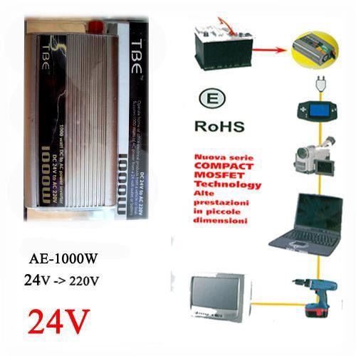 Inverter AE-24V-220V/1000W