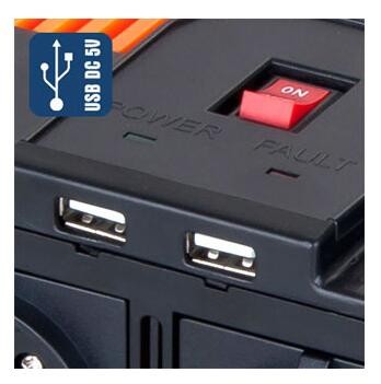 New Focus 800W inverter 2USB