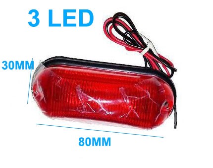 AE-LA569R 12-24V, 0.02A, 0.56W szélességjelző/helyzetjelző piros