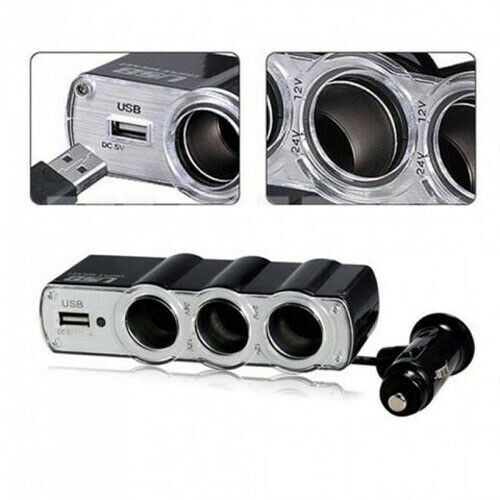 1USB + Szivargyújtó elosztó AE-WF0120-S 12/24V