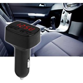 2-es USB töltő + Digitális voltmérő AE-WF021-2