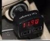 2-es USB töltő + Digitális voltmérő AE-WF021-2