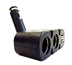 Szivargyújtó elosztó + USB 12-24V AE-WF033