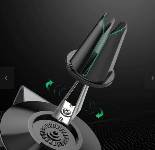 Gravity univerzális szellőzőre erősíthető autós telefontartó fekete színben  PDA-C1814