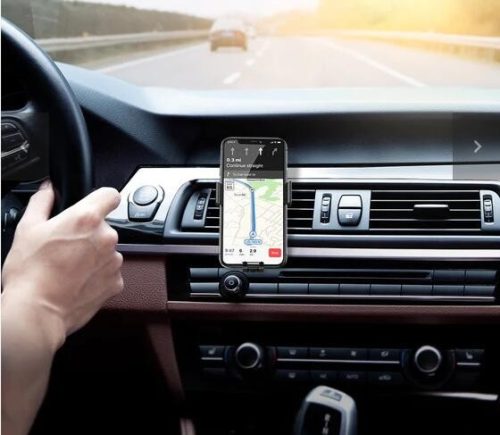 Gravity univerzális szellőzőre erősíthető autós telefontartó fekete színben  PDA-C1814