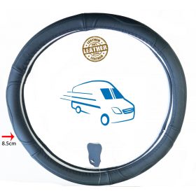 teherautós Valódi bőr furgon kormányvédő DS01BK-39CM