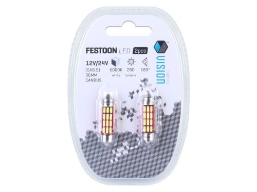 VISION SMD-12-24V 39mm 12*4014 SMD LED Canbus 