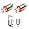 BA9S Piros LED CSL2027R