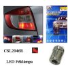 CSL2046R piros BA15S 21W LED Féklámpa 