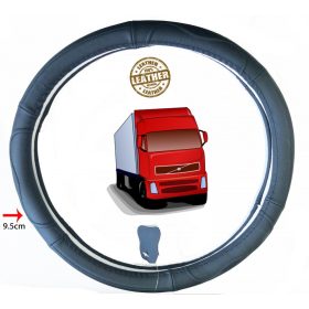 teherautós Valódi bőr furgon kormányvédő DS01BK-47CM 