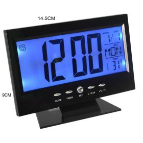   MAXI LCD kijelzővel Digitális óra és hangvezérléssel, hőmérő funkcióval GZ-16015