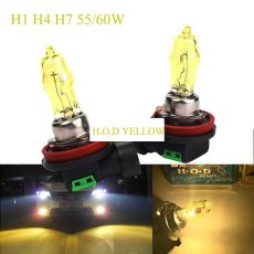HOD Halogén izzó H4 foglalattal emelt fényerővel-sárga 12V