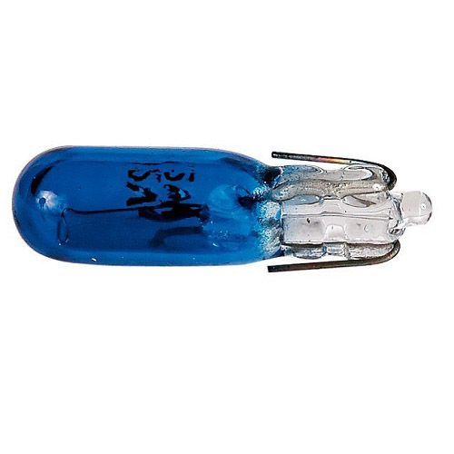 Műszerfal T5 foglalatú izzó 12V kék - párban - HDT5PBL