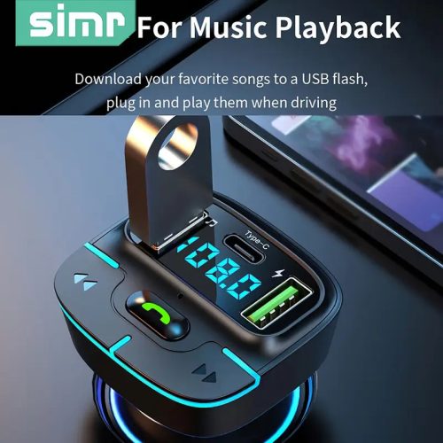 Multi-funkciós Bluetooth FM Transzmitter & töltő HF-GZ03 