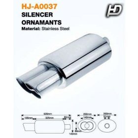 Kipufogódob rozsdamentes acél KP-HJA0037