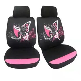 üléshuzat szett , rózsaszín pillangós,9 db-os UL-HL251
