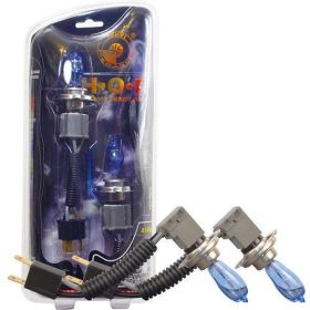   HOD Halogén izzó H11 foglalattal emelt fényerővel-kék 12V