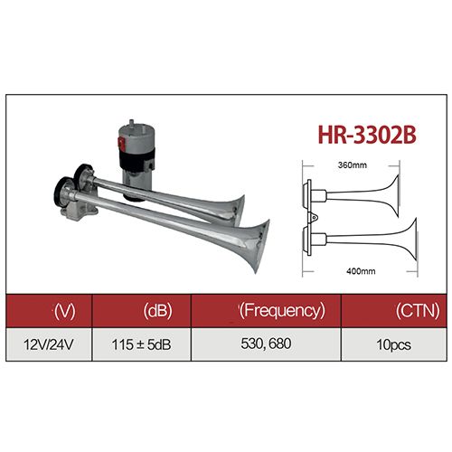 Légkürt szett HR3302B