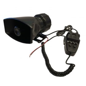 5 Szólamú, mikrofonos sziréna SZI-HS78006-5 12V/50W