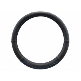 Valódi bőr kormányvédő SPORT KV-5057A - BLACK BLUE