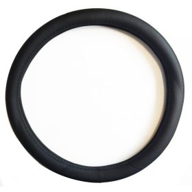 36cm Bőrhatású szellőző kormányvédő  KV-HB23518-36BK