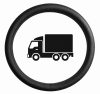 Bőrhatású teherautós 45cm kormányvédő KV-HB23518-45