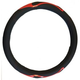 Műbőr sport mintás kormányvédő KV-TH38567R