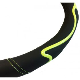 Műbőr sport mintás kormányvédő KV-TH38567G