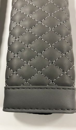 Övpárna bőrhatású szürke LA-163