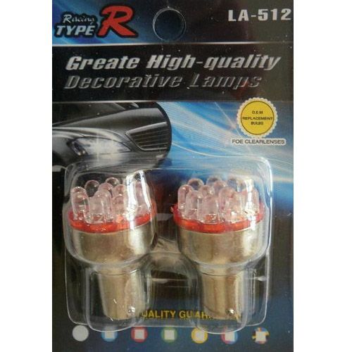 LA-512R-DJ21/5W BAY15D  piros 