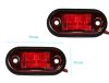 2LED-es Szélességjelző-helyzetjelző - E-jeles - piros - 12/24V LA-603R