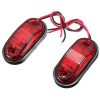 2LED-es Szélességjelző-helyzetjelző - E-jeles - piros - 12/24V LA-603R
