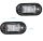 2LED-es Szélességjelző-helyzetjelző - E-jeles - fehér - 12/24V LA-603W