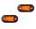 2LED-es Szélességjelző-helyzetjelző - E-jeles - sárga - 12/24V LA-603Y