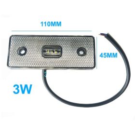 LA-607W 12-36V szélességjelző/helyzetjelző fehér 