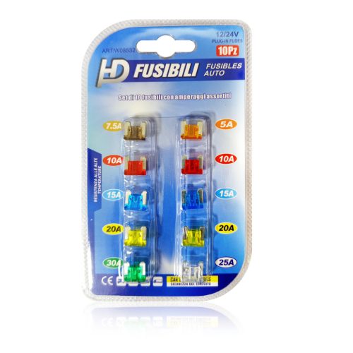 HD Biztósiték Micro Készlet 10db 12/24V
