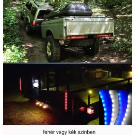   Erős flexibilis beltéri - kültéri ledcsík 24cm FEHÉR LCS-2062/24W 