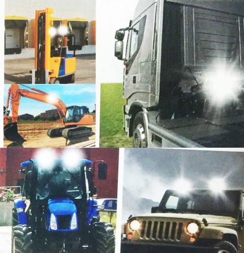 "E" jel Ledes munkalámpa  ML-LW5048 10-30V