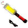 Munkalámpa COB led, tölthető, ML-CD9108