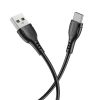 BOROFONE BX51 USB Type-C töltő és adatkábel 1m 3.0A - Fekete
