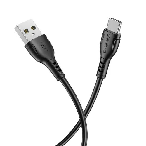 BOROFONE BX51 USB Type-C töltő és adatkábel 1m 3.0A - Fekete